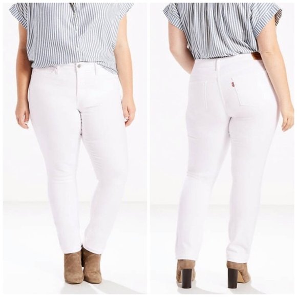 Levi's Denim - Levi’s 311 Shaping Skinny White Jeans